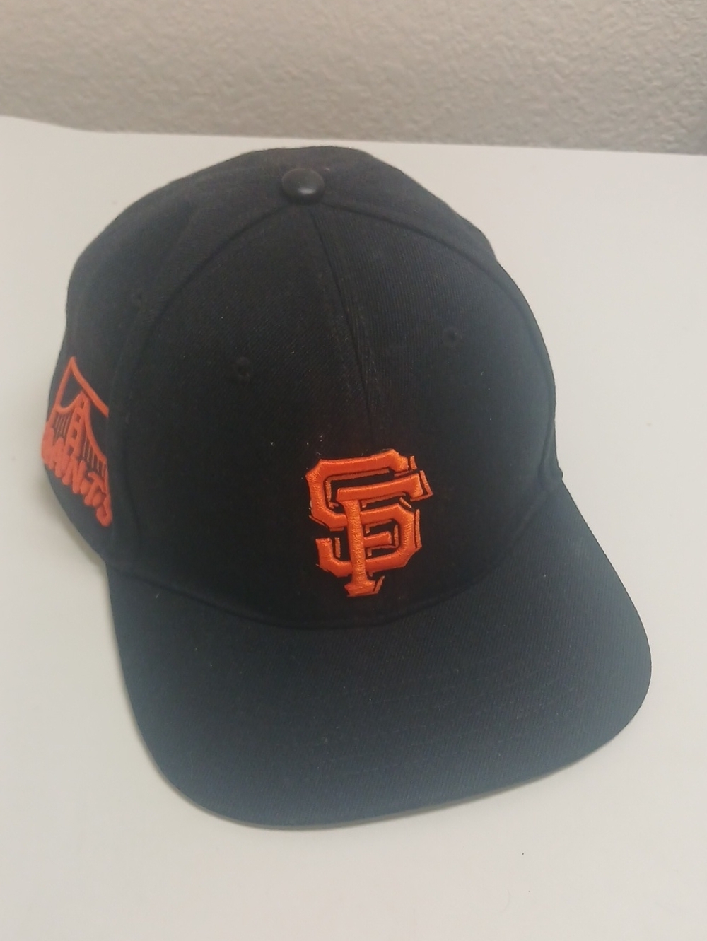 San Francisco Giants Black & Orange Snapback Hat